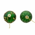 thumbnail image 3 of Kurt Adler 80MM Gold and Emerald Green Embellish Ball Ornaments, 6 Piece Set, 3 of 4