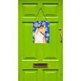 thumbnail image 2 of Collie Smooth Winter Snowflakes Holiday Wall or Door Hanging Prints, 2 of 2