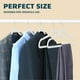 thumbnail image 3 of Colgador de ropa Lifemaster Velvet con gancho giratorio de 360°, 10 kg, 3 of 7