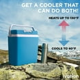 thumbnail image 4 of Ivation 24L Portable Thermoelectric Cooler and Warmer, Aqua Blue, 4 of 8