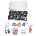 thumbnail image 3 of Abbracc Clay Small Geometric Shape Earring Cutting Mold for Cake Biscuit 27pcs, 3 of 9