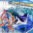 thumbnail image 2 of Set de pista de coches de juguete VATOS Shark con 2 coches de carreras para niños y niñas de 3 a 10 años, 2 of 7