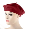 thumbnail image 3 of QASIEATN Womens Daily Wear Berets Women's Solid Color Warm Winter Beret Casual Cute Ski Hat Fall Fashion Accessories, 3 of 8