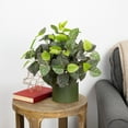 thumbnail image 2 of 18.5" Decorative Artificial Green Two Tone Red Net Floral Bush, 2 of 5