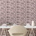 thumbnail image 2 of Ambesonne Bohemian Peel & Stick Wallpaper for Home, Moths Butterflies Moon Art, 13"x36", Dark Grey and Pale Rose, 2 of 5