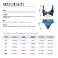 thumbnail image 2 of Kdxio Night At Lake Aurora Print Women's 2 Piece High Waisted Wrap Spaghetti Strap Summer Swimsuit Bikini Set-XX-Large, 2 of 5