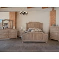 thumbnail image 3 of HomeRoots 524553 70 in. Solid Wood Six Drawer Double Dresser, Natural, 3 of 5