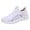White, variant on Rokment Cross Training Running Shoes for Women Lightweight Breathable Mesh Non Slip Comfortable Slip-On Walking Jogging Nursing Work Tennis Golf Sneakers Purple Size 7.5