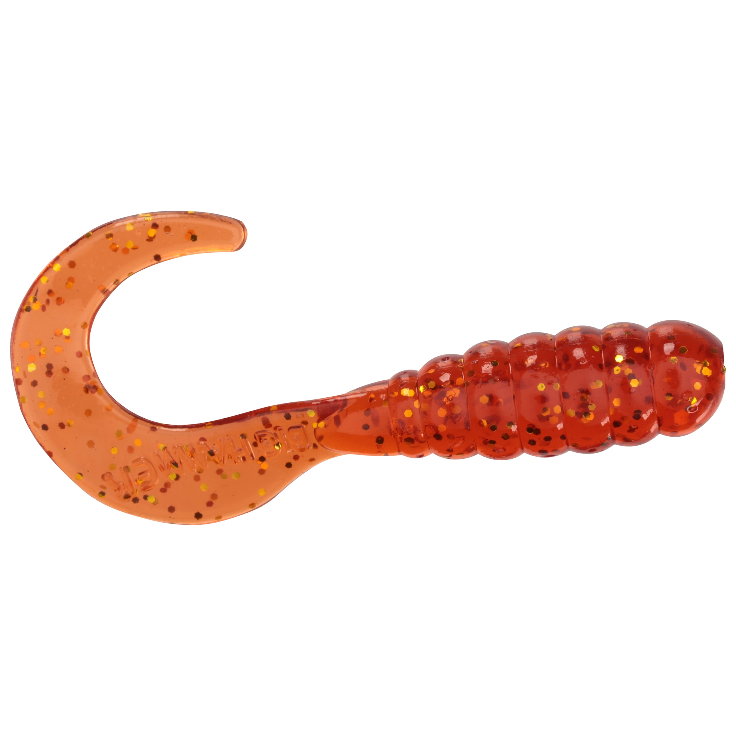 Big Hammer Perch Grubs, 1.75", 25pk, Rootbeer Gold