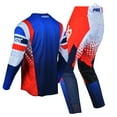 thumbnail image 5 of Willbros Motocross Dirt Bike Jersey Pants Combo Package MX Offroad Gear Set Riding Unisex Racewear Blue Red (Jersey Adult S/Pants W30), 5 of 11