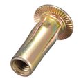 thumbnail image 5 of Unique Bargains Multi-Grip Rivet-Écrou, M6 Pré-Bombé Tige en Acier au Carbone Couleur Zinc Plaqué Tête Plate Fileté Écrou 25 Pcs, 5 of 5