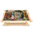 thumbnail image 1 of Soporte de bordado Guofa ajustable con marco en espiral de madera de haya, 1 of 8