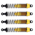 thumbnail image 2 of 16PCS 108mm Aluminum Alloy,Front Rear Assembled Spring Damper Suspension for 1/10 RC Cars-Yellow,16 x Shock Absorber,Yellow, 2 of 4