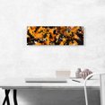 thumbnail image 2 of ARTCANVAS Yellow Orange Black Modern Panoramic Canvas Art Print - Size: 36" x 12" (1.50" Deep), 2 of 9