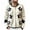 1White, variant on Women's Floral Cardigan Button Down Round Neck Long Sleeve Knit Sweater Casual Fall Winter Outwear,XXL