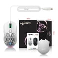 thumbnail image 1 of X300 Computer Mouse Wired Ergonomic 7200DPI 12 RGB Lighting Wired Gaming Mouse Mice For Laptop PC Gamer White, 1 of 5