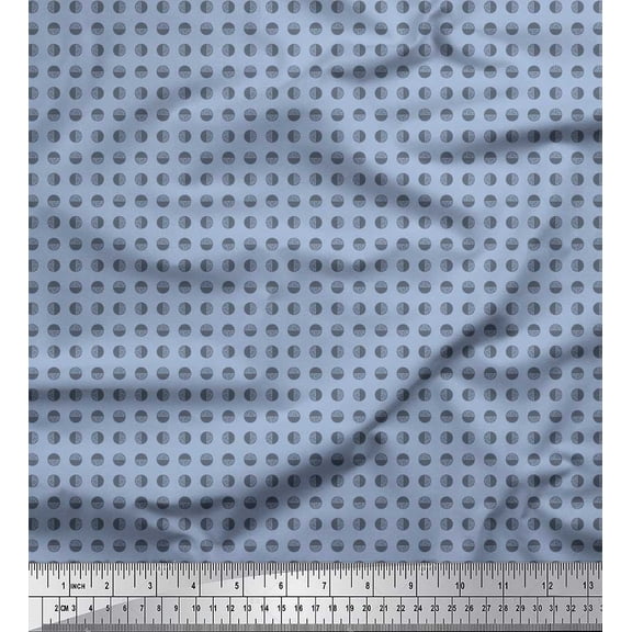 Soimoi Cotton Duck Fabric Abstract Shirting Print Sewing Fabric Yard 42 Inch Wide
