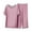 Pink, variant on XMMSWDLA Womens Pajama Sets Summer Pajamas Lounge Sets for Women Soft Sleepwear Top and Pants Family Pajamas