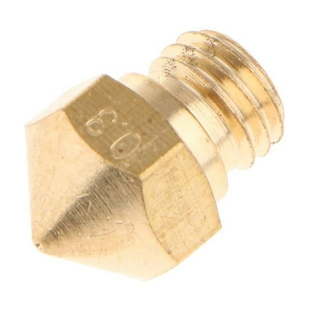 Boquilla extrusora de cobre para cabezal de impresión de 1,75 mm y filamento de 0,3 mm 0.3mm