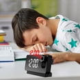 thumbnail image 3 of Projection Alarm Clock Reusable Digital Alarm Clock with Large 7.3” LED Display USB LED Digital Clock with 180° Rotatable Projector Portable Alarm Clock Projection for Home Bedroom, 3 of 10