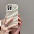 thumbnail image 2 of Compatible with iPhone 11 Pro Max Case,Cute 3D Wave Ripple Desgin Cover for Women or Girls,Soft TPU Shockproof Camera Protective for iPhone 11 Pro Max 6.5''-Brown, 2 of 11