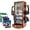 Walnut Wood 20 Games, variant on Walnut Wood Game Storage Tower - 20 Games Video Game Organizer & Holder, Universal Video Game Storage Tower with 4 Controller Hooks, Compatible with PS5/PS4/Xbox/Switch - Gamer Gifts