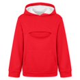 thumbnail image 5 of Afdoent Hoodies for Girls Cat Pouch Hoodie with Pockets Pet Carrier Pullover Animal Holder Long Sleeve Tops Fall Winter 9-10 Years, 5 of 9