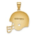 thumbnail image 4 of FJC Finejewelers 10 kt Yellow Gold Polished Football Helmet Charm 24 x 22 mm, 4 of 6
