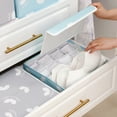 thumbnail image 5 of CSCHome Lingerie Storage Boxes with Lid 12.6x12.6x4.7inch Storage Bins Organizer Containers One Compartment for Individual Storage for Bedroom, Storage Room, 5 of 7