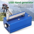thumbnail image 3 of Portable Emergency Generator, Metal Structure Energy Saving COB Lamp High Efficiency Hand Crank Generator  for Outdoor Operation, 3 of 7