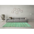 thumbnail image 3 of Ahgly Company Indoor Rectangle Southwestern Turquoise Blue Country Area Rugs, 8' x 10', 3 of 4