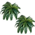 thumbnail image 1 of VEVOR Helechos Artificiales, Diámetro Natural de Extensión: 89-99 cm, Colgantes, Decoración de Pared con 35 Ramas, Helecho Artificial para Hogar y Oficina, Maceta No Incluida, 600 x 250 x 250 mm, 1 of 9