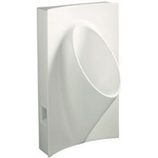 KOHLER STEWARD WALLMOUNT WATERLESS URINAL, WHITE