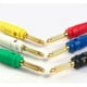 thumbnail image 2 of 4mm Musical Speaker Cable Wire Pin Banana Gold Plated Connectors Socket Red Black Blue Green Yellow(Red,20 Pcs), 2 of 5