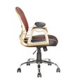 thumbnail image 3 of Atlin Designs Chaise de Bureau en Tissu Moderne avec Assise Rembourrée en Rouge, 3 of 7
