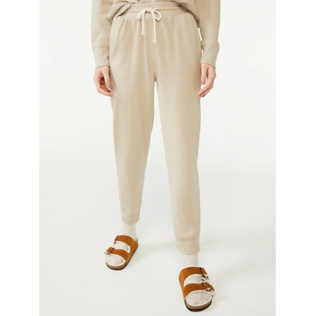 Free Assembly Women's Rib Cuff Jogger Pants