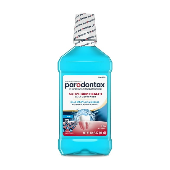 Parodontax Active Gum Health Mouthwash, Mint, 16.9 Fl Oz, for Adults