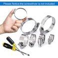 thumbnail image 4 of Juego de abrazaderas para mangueras, tornillo sin fin de acero inoxidable ajustable de 10 a 16 mm, aplicaciones versátiles para plomería, uso automotriz y mecánico, 4 of 5