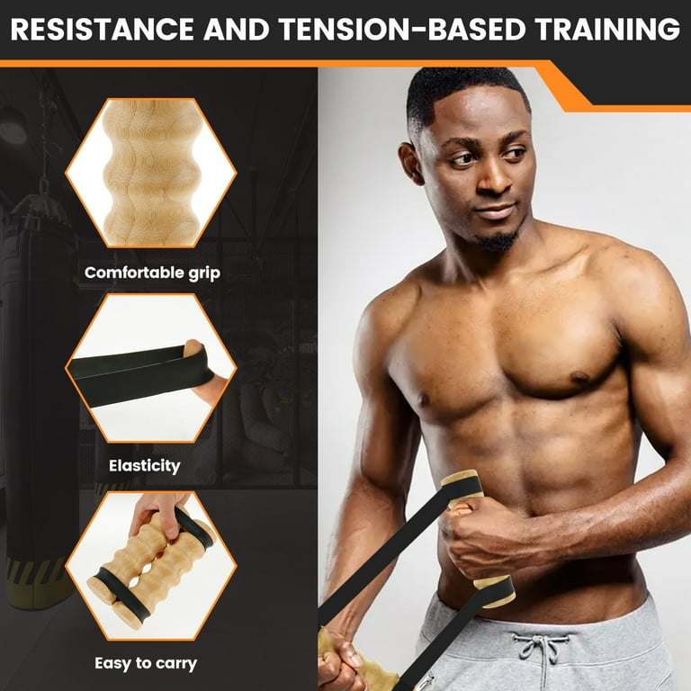 Wood Exercise Rip Stick Efficient Upper Body Workout Equipment