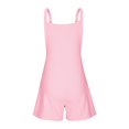 thumbnail image 5 of Weiqiqre Womens Athletic Shorts Summer Comfy Casual Sleeveless Romper Loose Adjustable Strap Shortalls with Pockets, 5 of 7