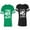 Men Green / Women Black, variant on I Stole Her Heart So I am Stealing His Last Name Matching Couple Cotton Jerseys (Men Green / Women Black) (Men S / Women S)