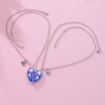 thumbnail image 3 of Collar con dijes para niñas 2/3, collar a juego con el mejor amigo, collar de la amistad con corazón, gato y koala para niñas, 3 of 5