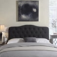 thumbnail image 3 of Rosevera Givanna Upholstered Panel Headboard, King Size In Gray, 3 of 3