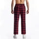 thumbnail image 4 of Pantalones largos para hombre, informales, de moda, con cintura elástica, de tela a cuadros, largos, rectos y elásticos, de poliéster., 4 of 6