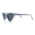 thumbnail image 6 of Womens Triangle Gothic Fashion Cat Eye Plastic Retro Sunglasses Grey - Black, 6 of 8