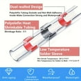 thumbnail image 3 of 350 PCS Solder Seal Heat Shrinks Butt Connectors, Tubing Waterproof Wire Connectors Kit Electrical Terminals, Solderles Insulated Wire Splice Cable Connector for Marine Automotive Boat Truck, 3 of 5