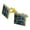Gold, variant on Merry Christmas Stars Pine Needles Square Cufflink Set - Silver or Gold