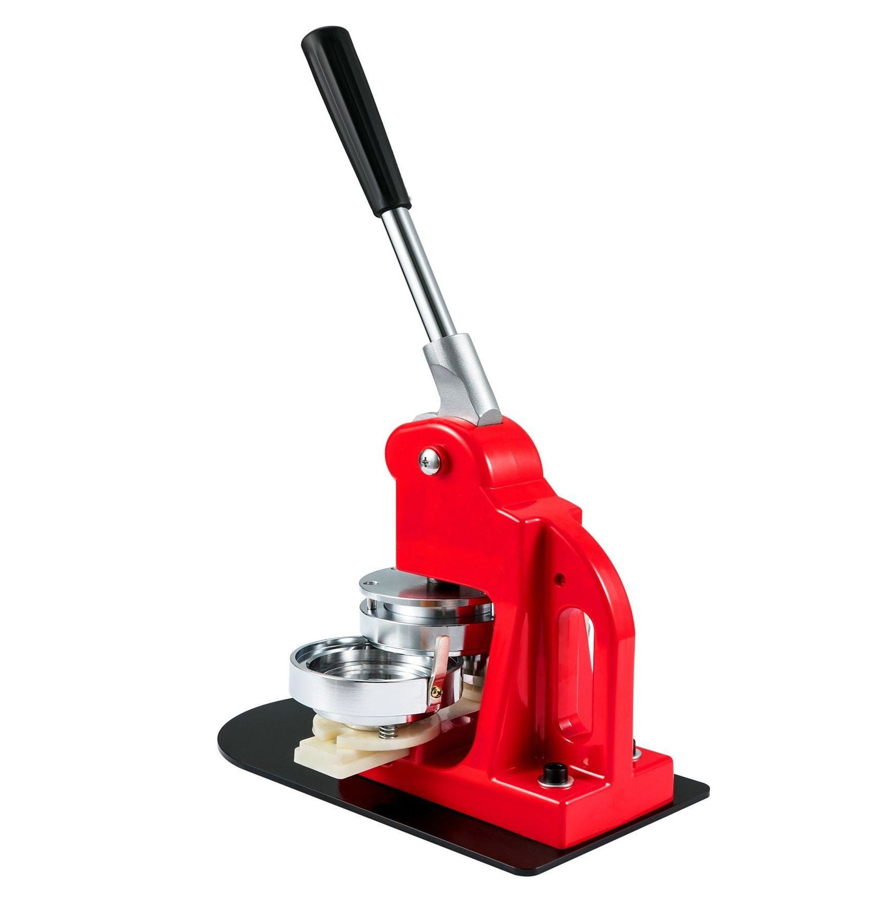 Button Maker Machine 3", 75MM Badge Maker with 500 Parts - Press Kit for DIY Crafts, Pins, Badges, Easy Installation, Home & Business Use