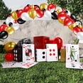 thumbnail image 5 of 146 Pcs Casino Theme Party Decorations 137 Pcs Casino Balloons 8 Pcs Dice Favor Boxes 1 Set Full Jumbo Playing Card for Adults Game Night Las Vegas Party Casino Birthday Party Decorations, 5 of 7