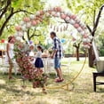 thumbnail image 2 of Outsunny 6.6FT Or Mariage Arc Fond Rond Stand pour Fête d'Anniversaire, 2 of 10